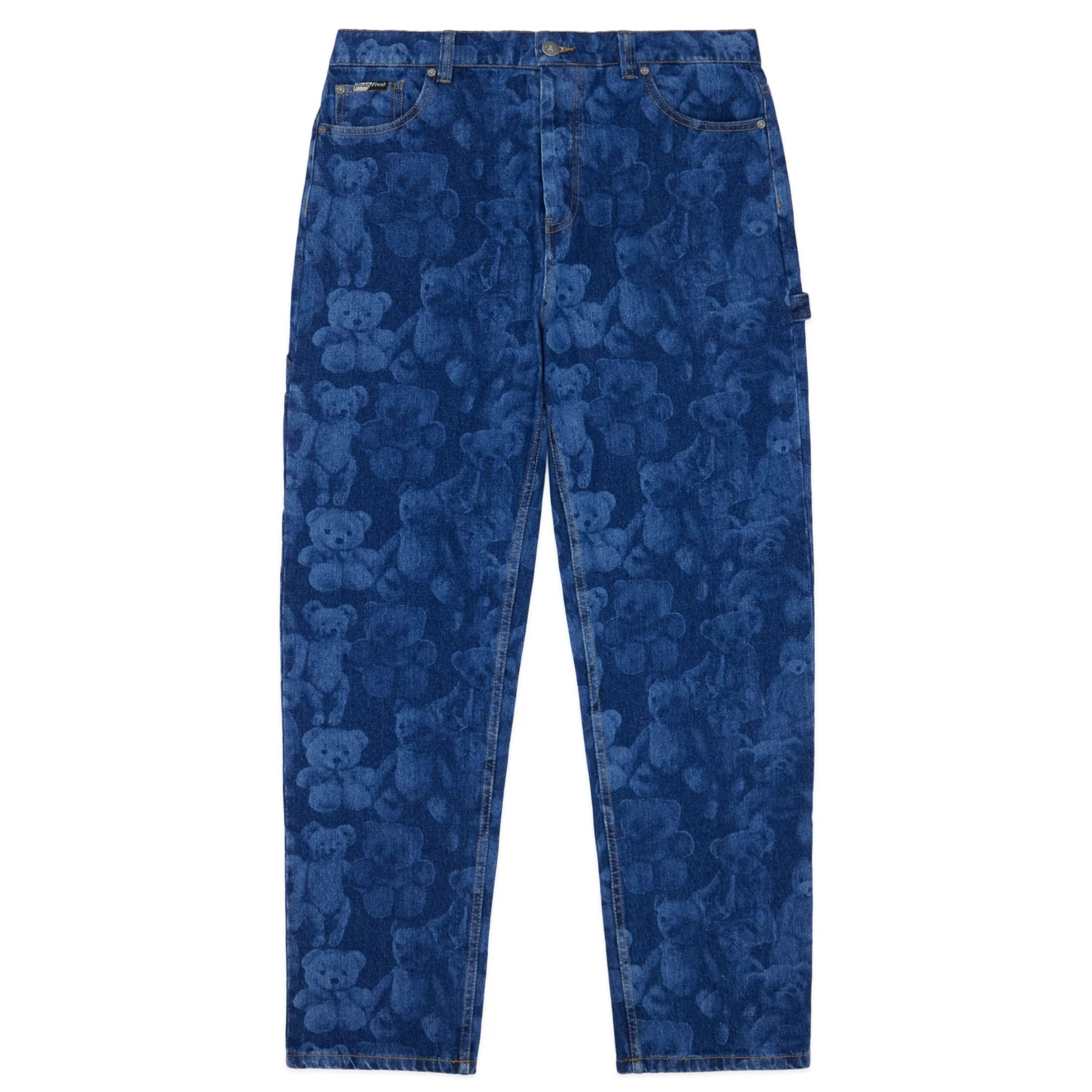 Teddy Fresh Bear Print Jeans Best Sale