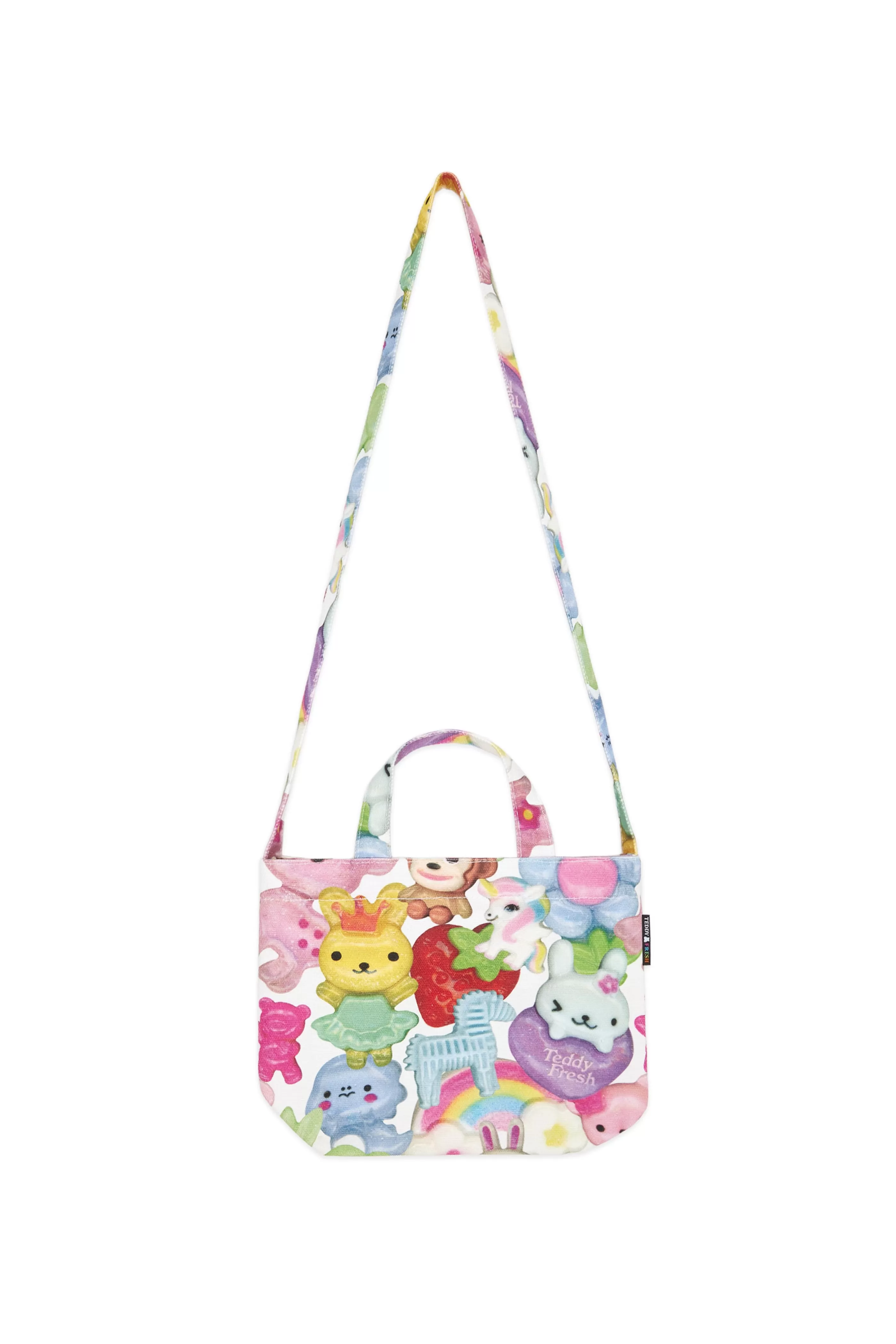 Teddy Fresh Bows u0026 Buttons Mini Bag Natural Sale