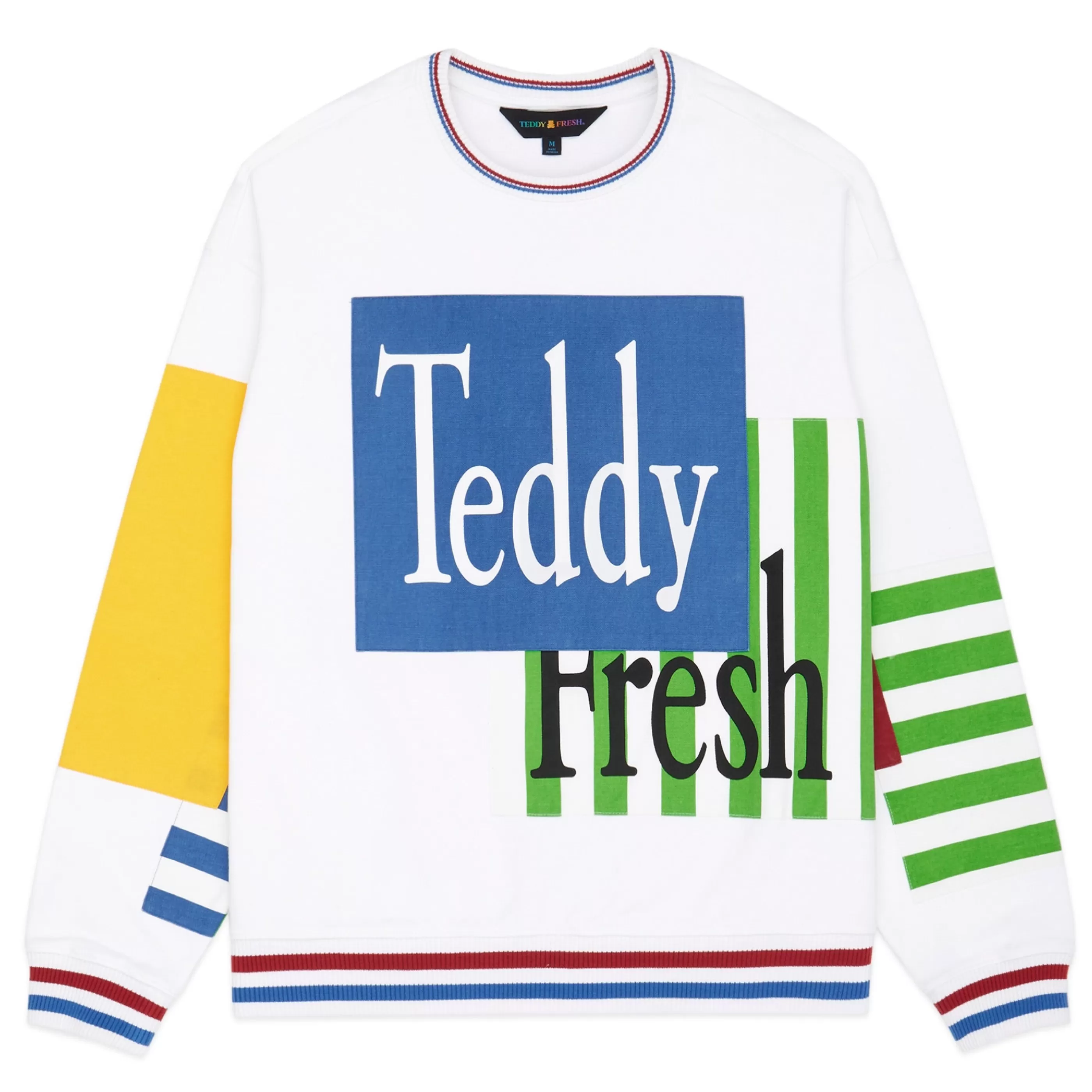 Teddy Fresh Box Paneled Crewneck Hot