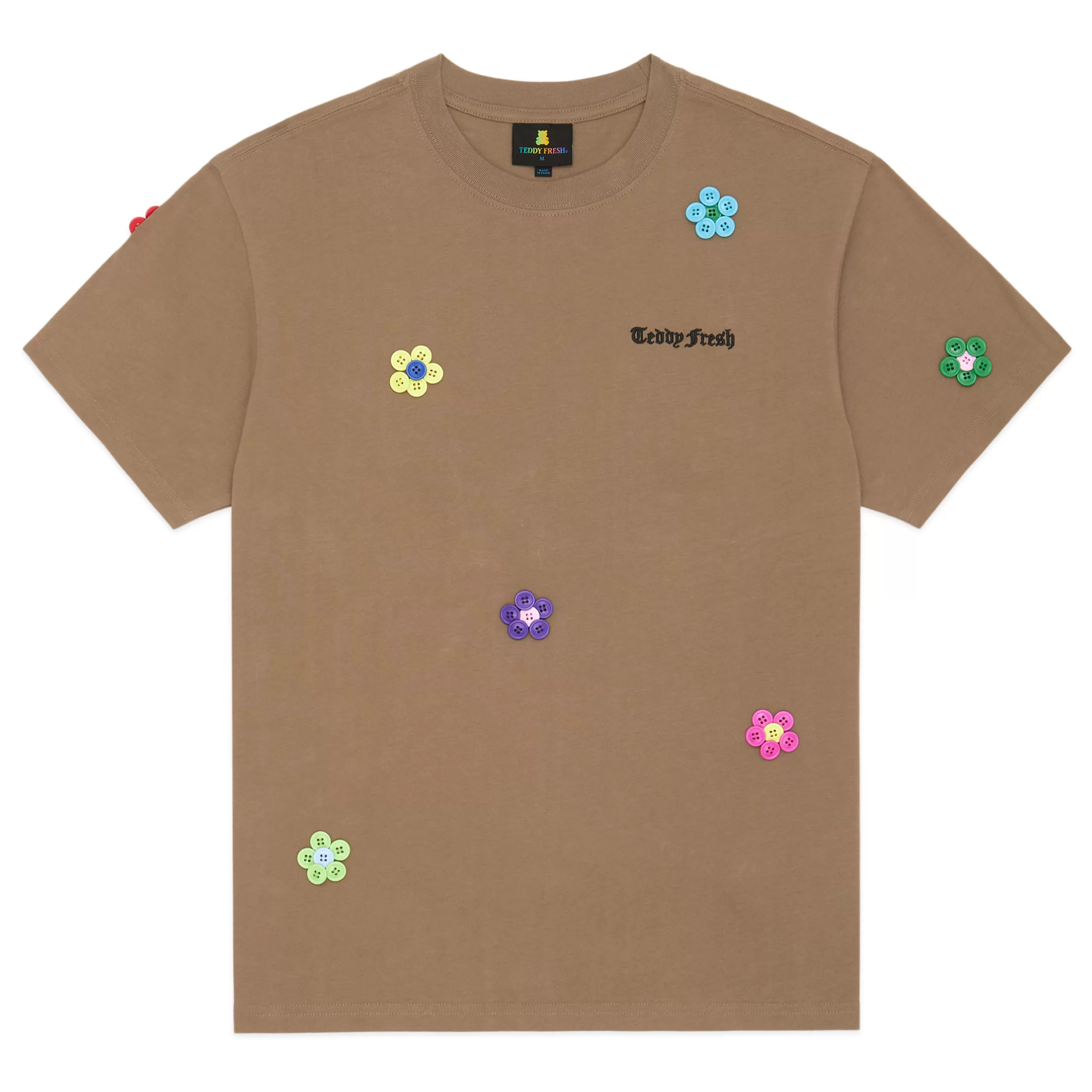 Teddy Fresh Button Flowers Tee Outlet