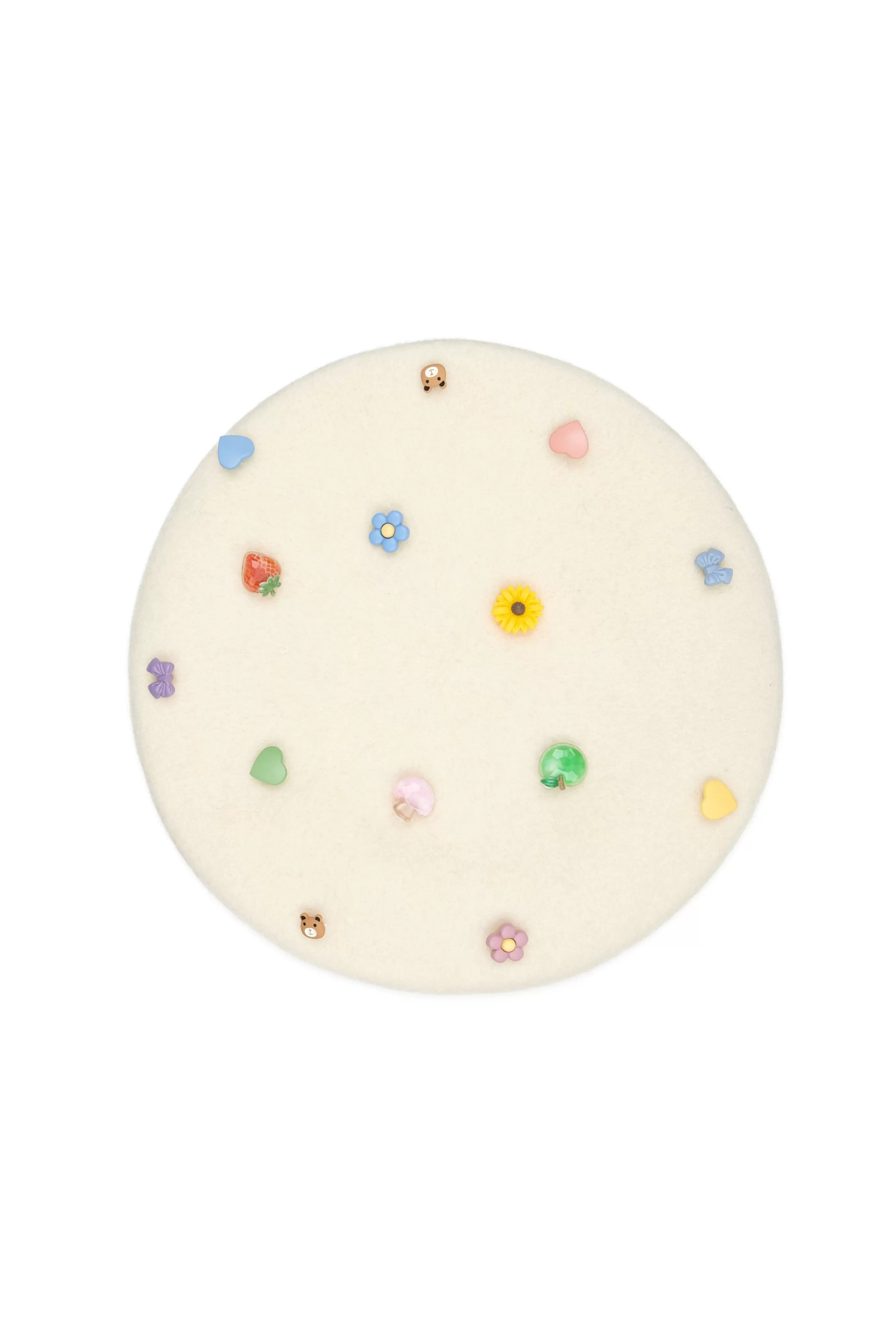 Teddy Fresh Charms Beret Natural Best Sale