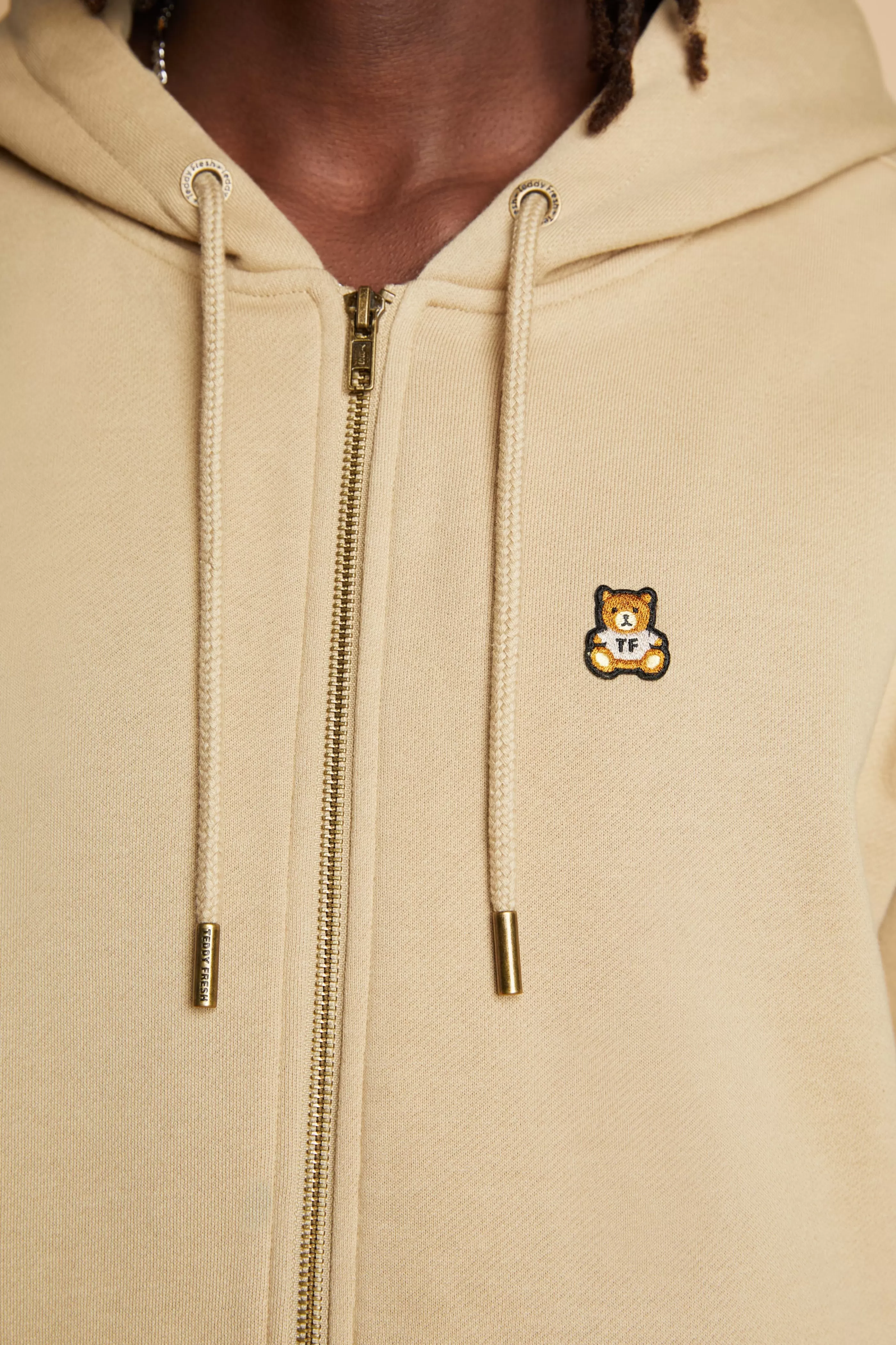 Teddy Fresh Classic Zip Hoodie New