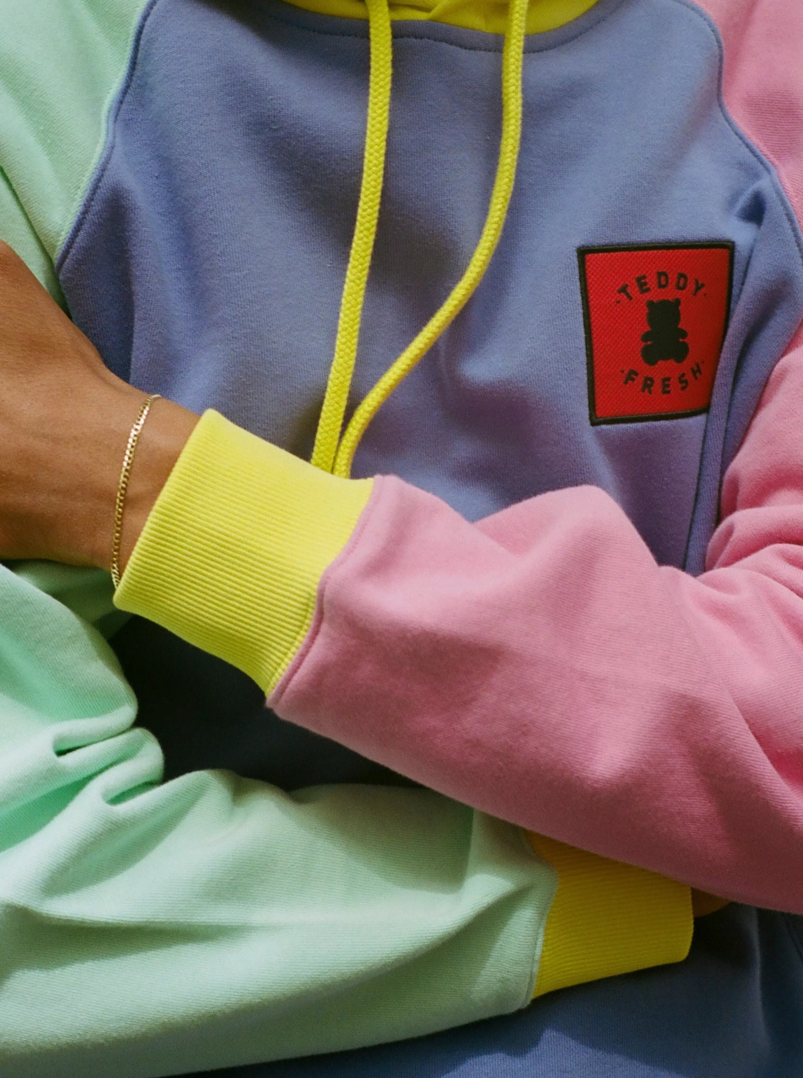 Teddy Fresh Color Block Hoodie 2.0 Best Sale