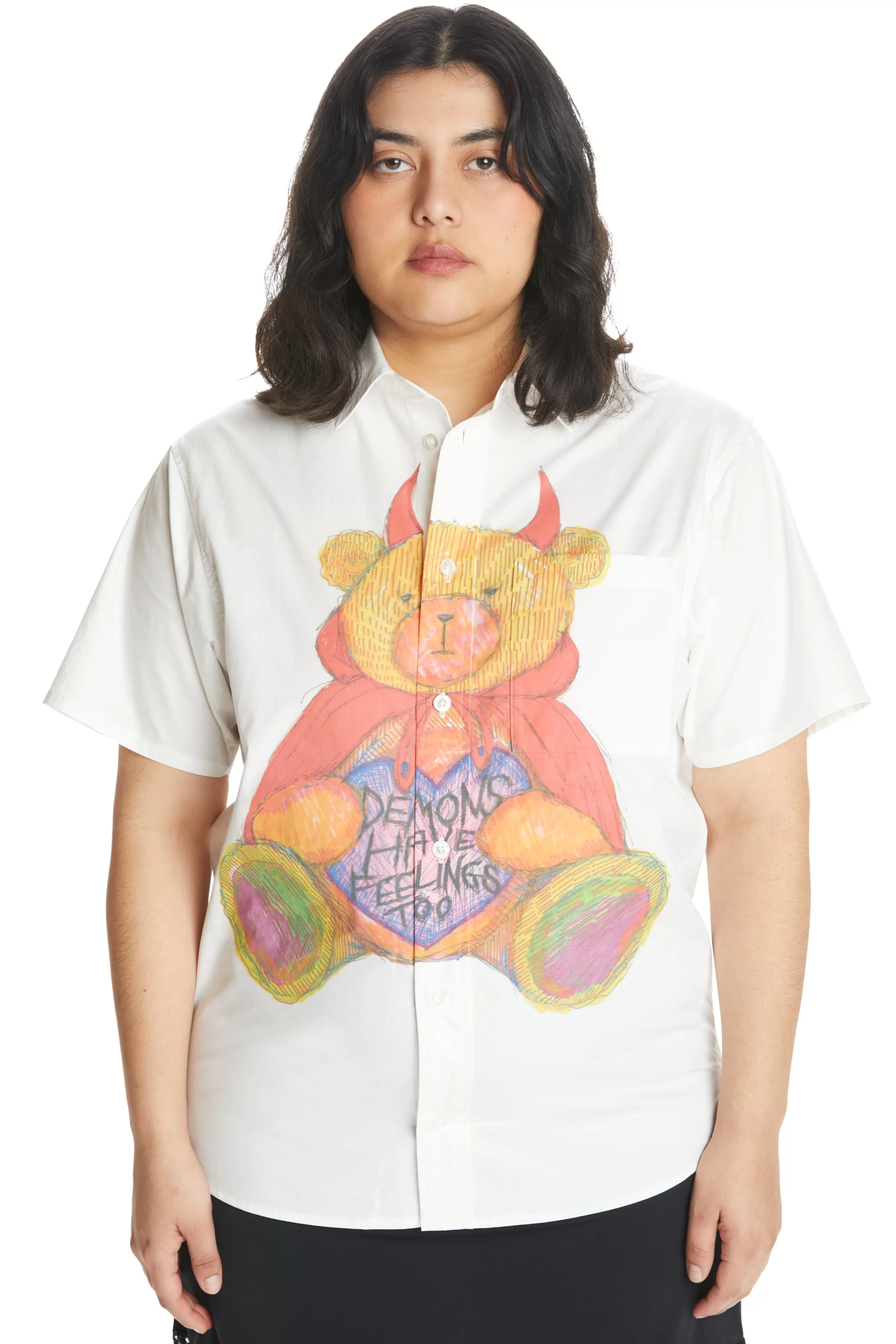 Teddy Fresh Demons Have Feelings Shirt White Cheap