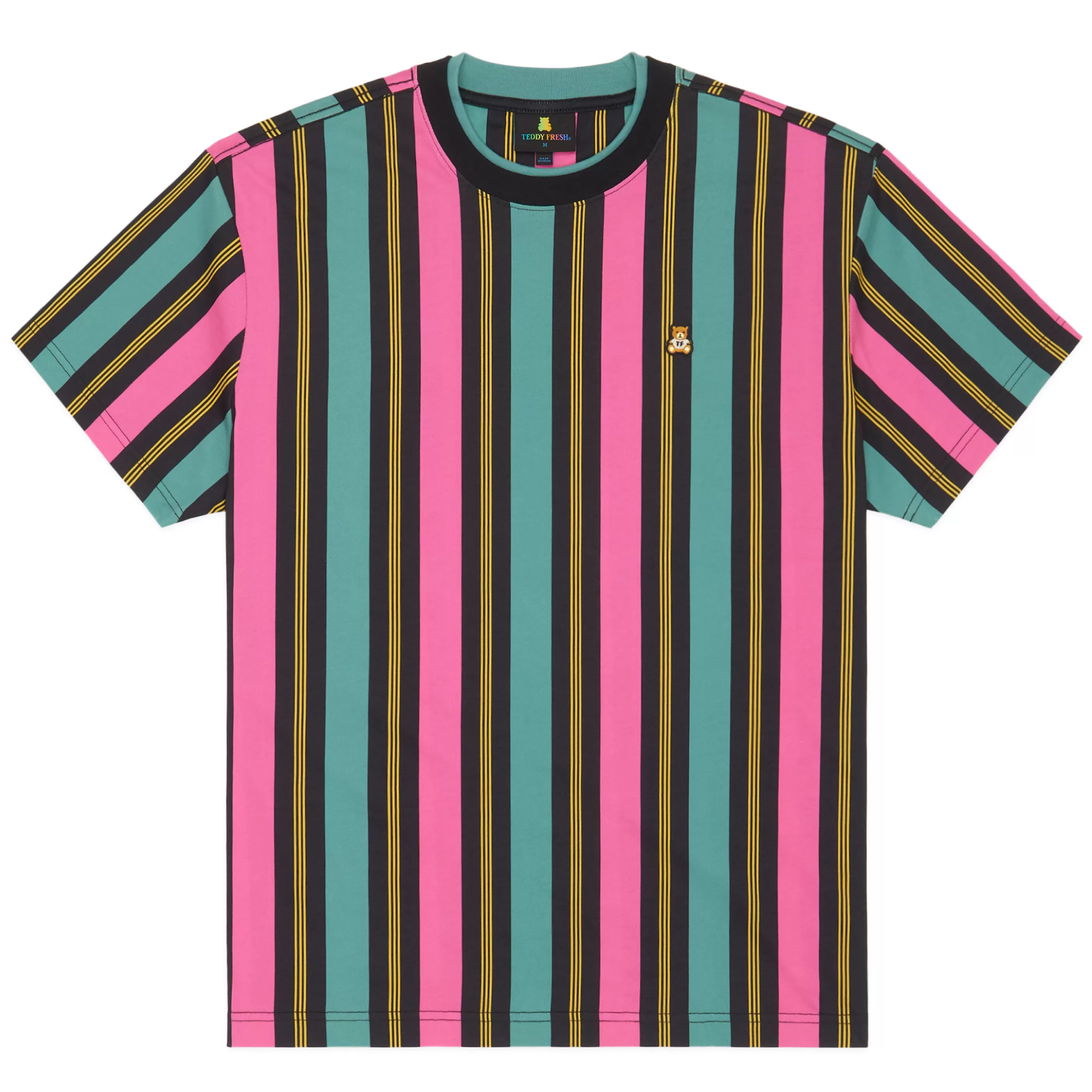 Teddy Fresh Double Collar Stripe Tee Flash Sale