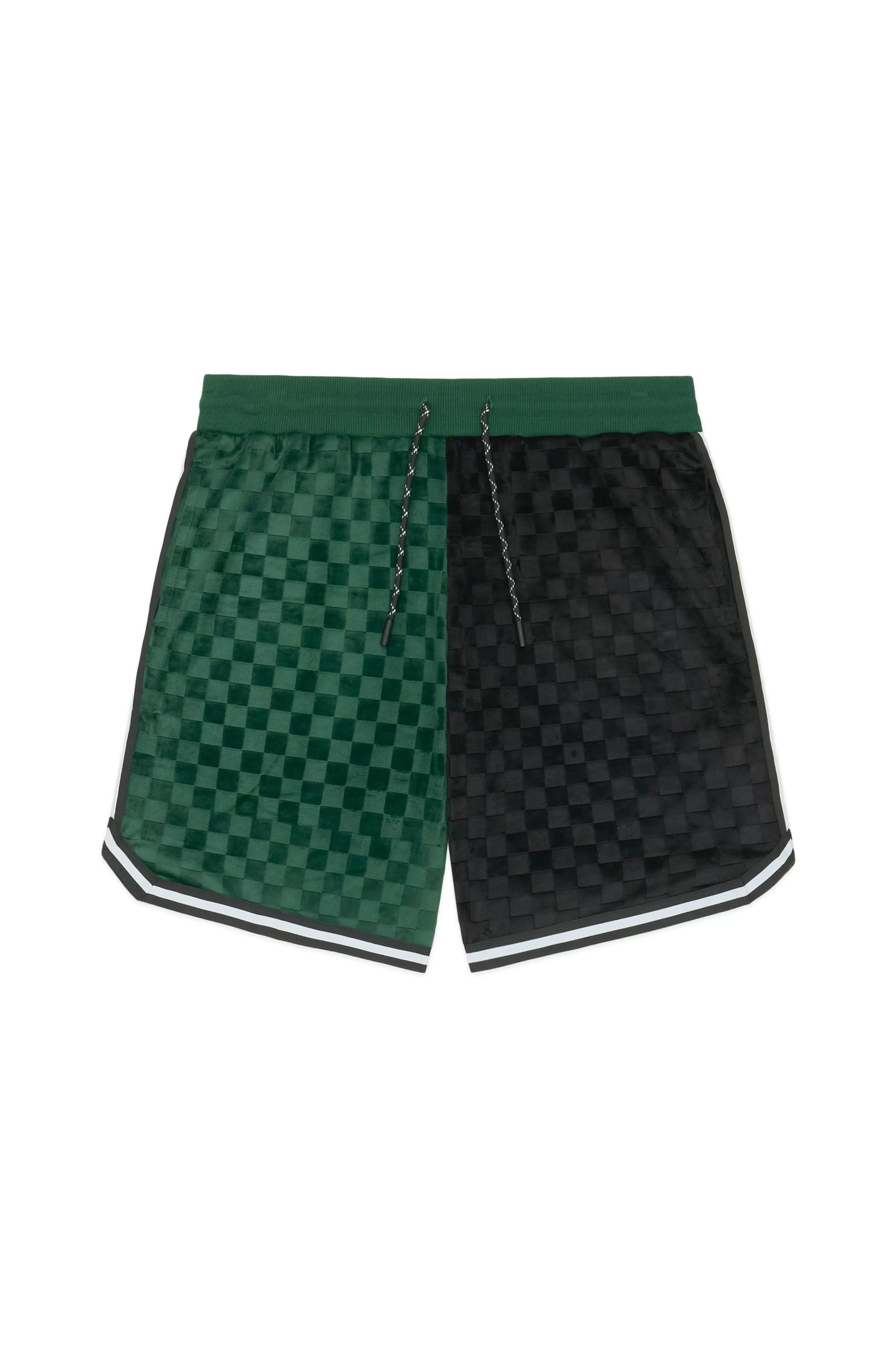 Teddy Fresh Embossed Checker Velour Shorts Multi Best