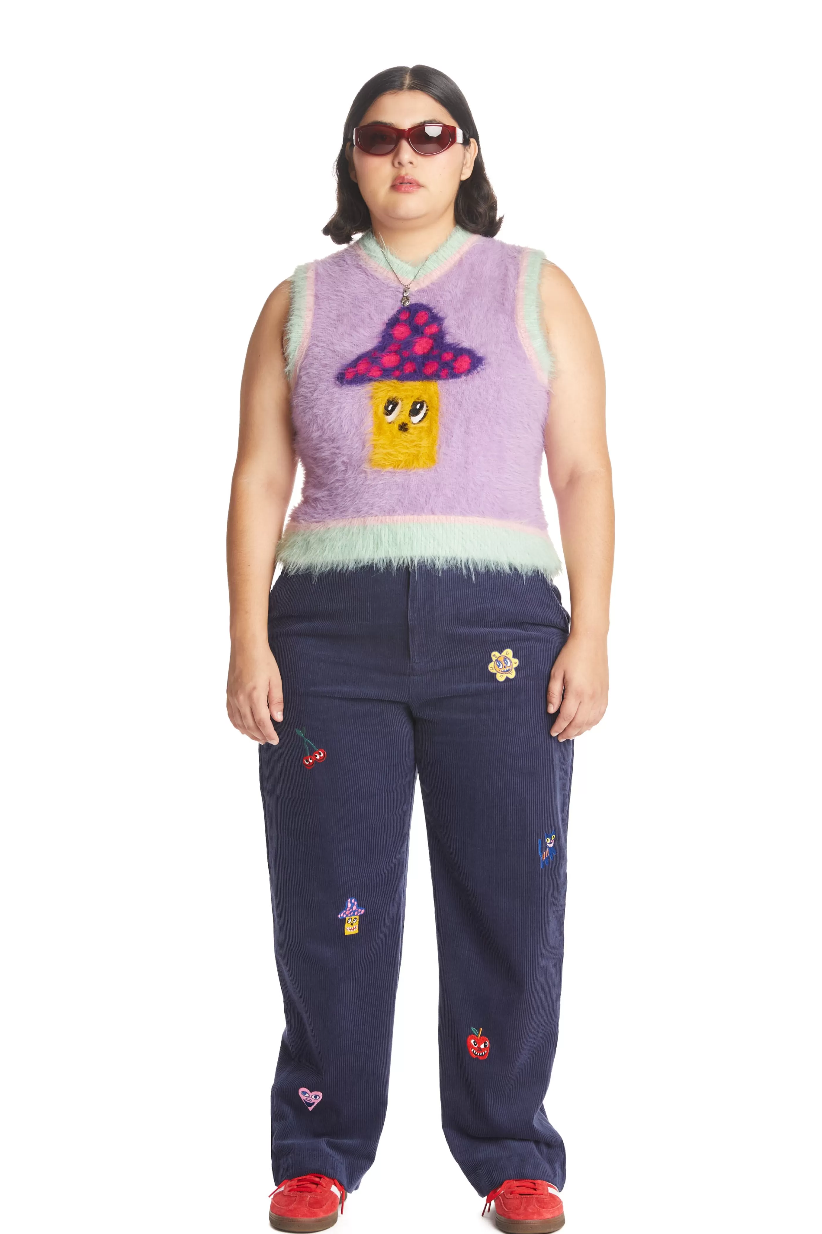 Teddy Fresh Fuzzy Character Vest Purple Multi Cheap