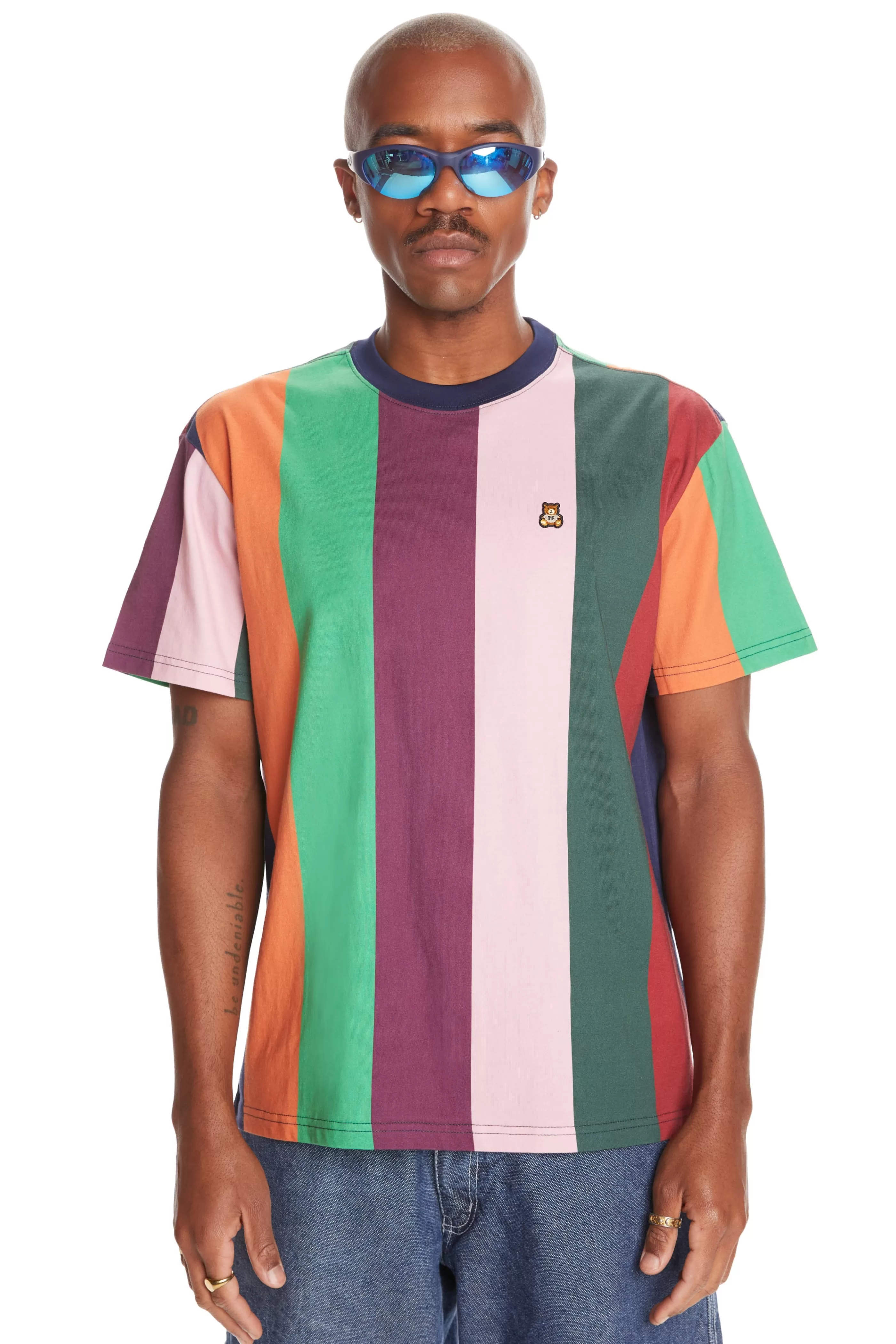 Teddy Fresh Giant Stripe Tee Multi Best