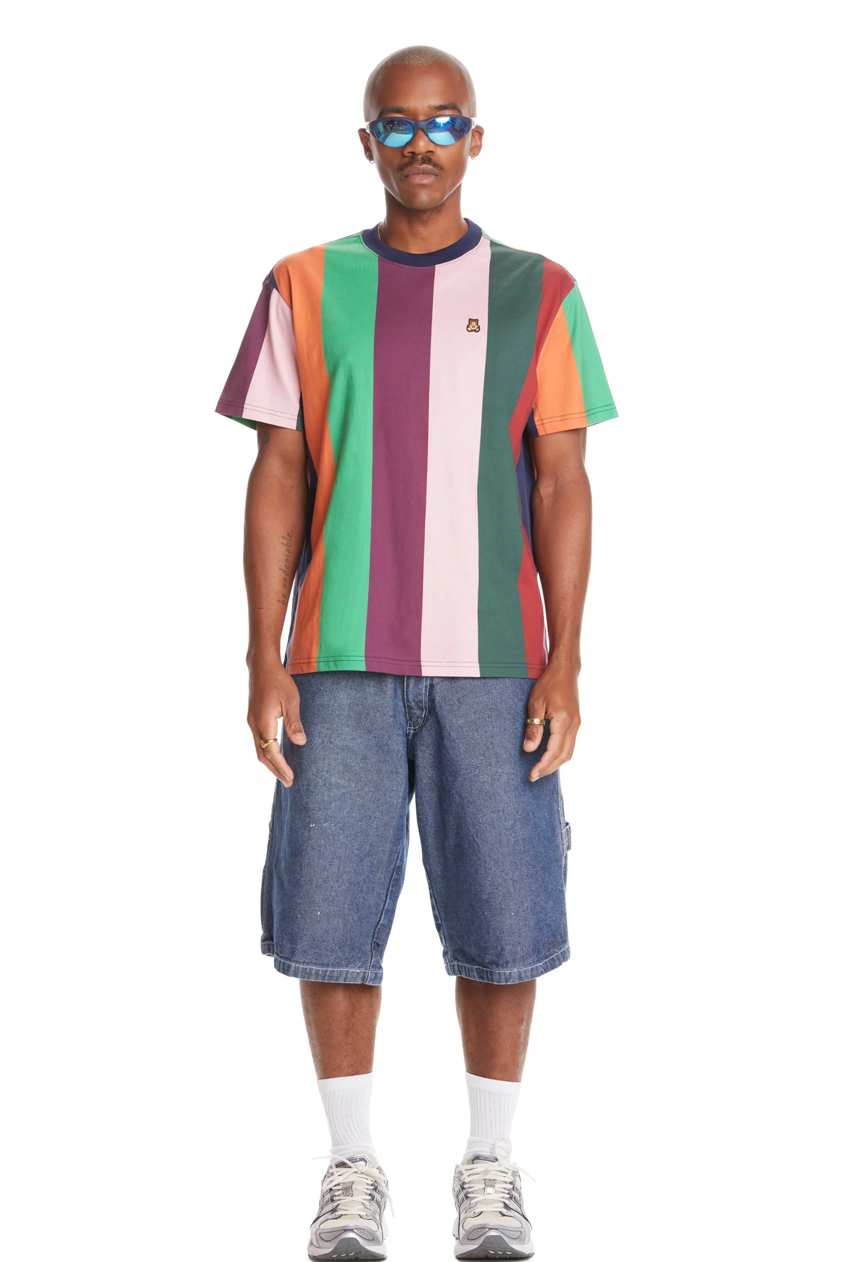 Teddy Fresh Giant Stripe Tee Multi Best