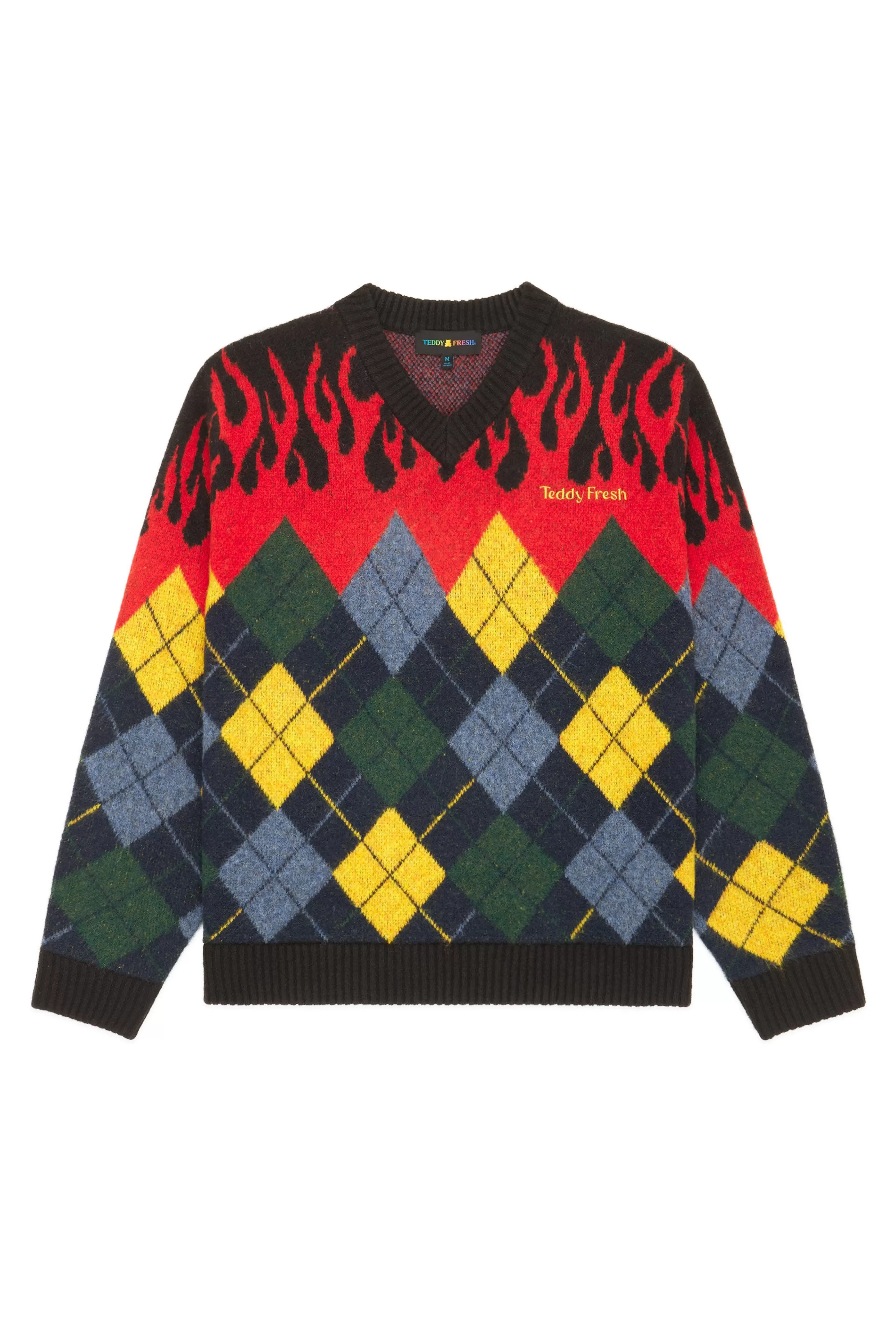 Teddy Fresh In Flames Sweater Black Shop