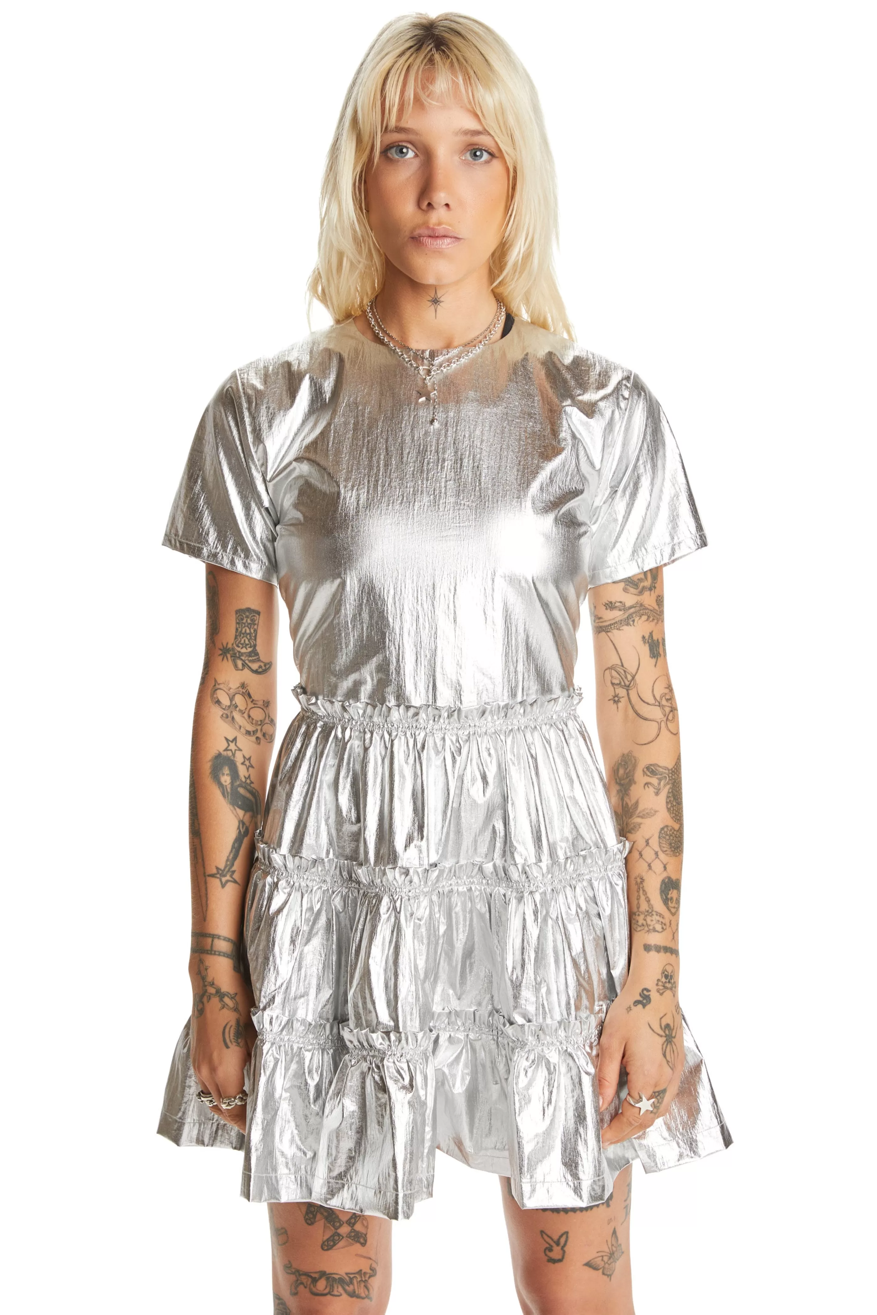 Teddy Fresh Linings Prom Dress Silver Hot