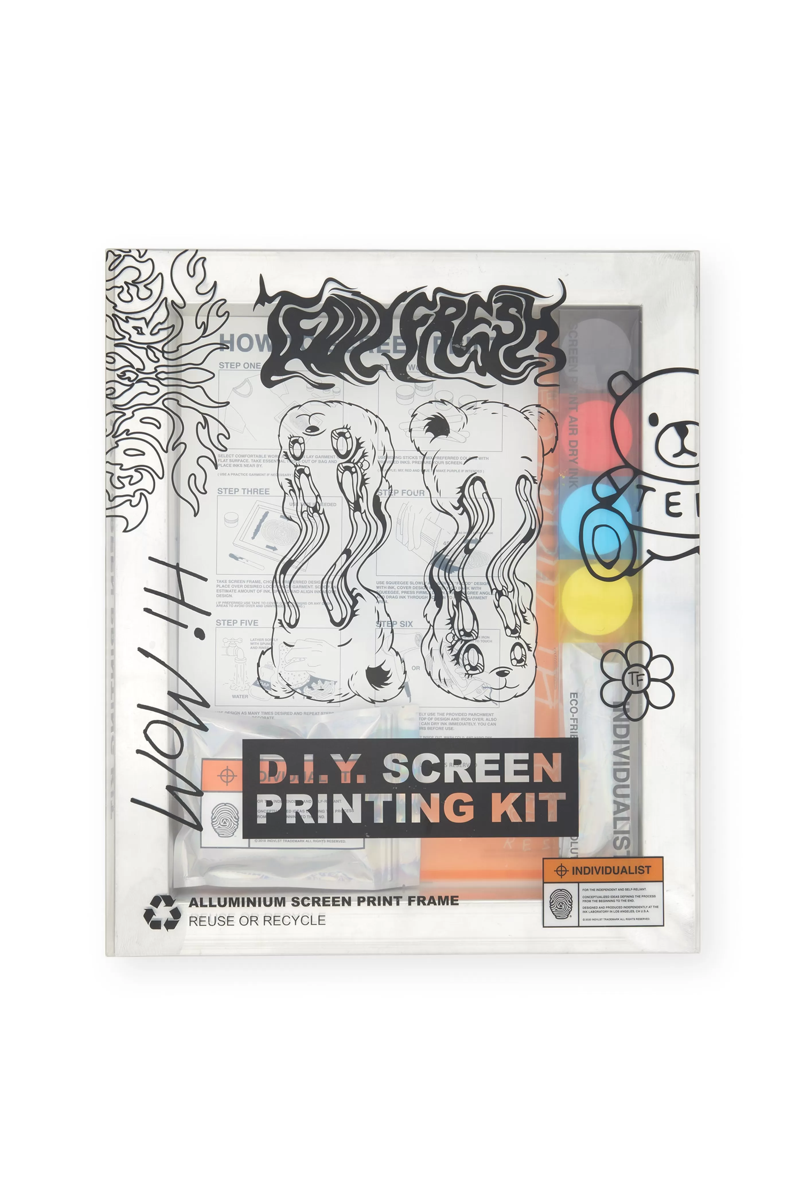 Teddy Fresh TF First Ever D.I.Y. Screen Print Kit Multi Best