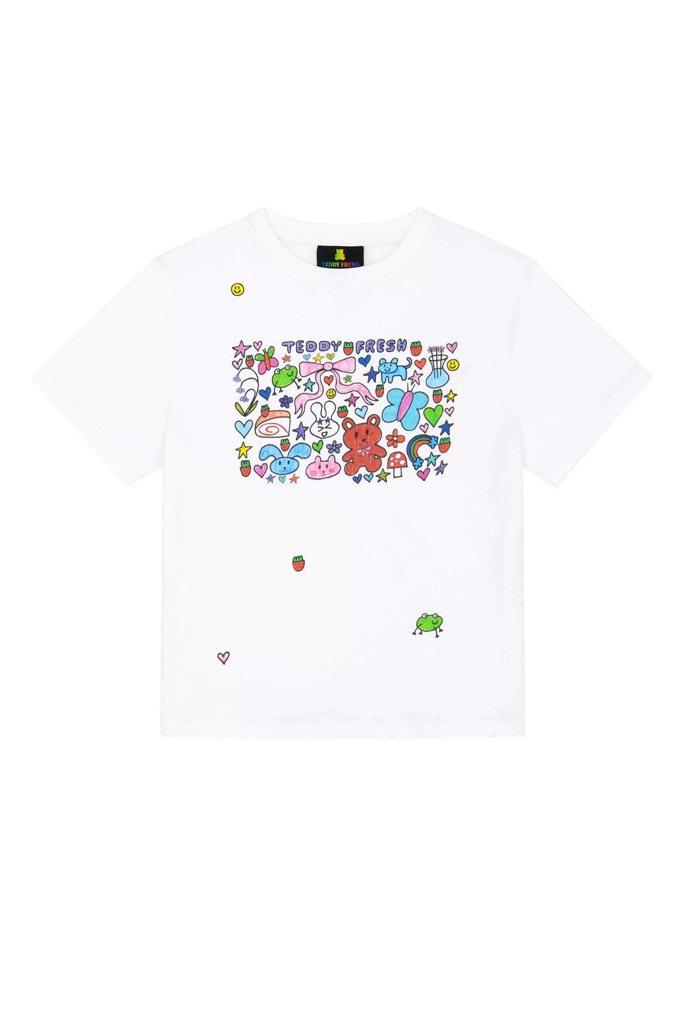 Teddy Fresh TF X Blo_oberry Fitted Tee White Cheap