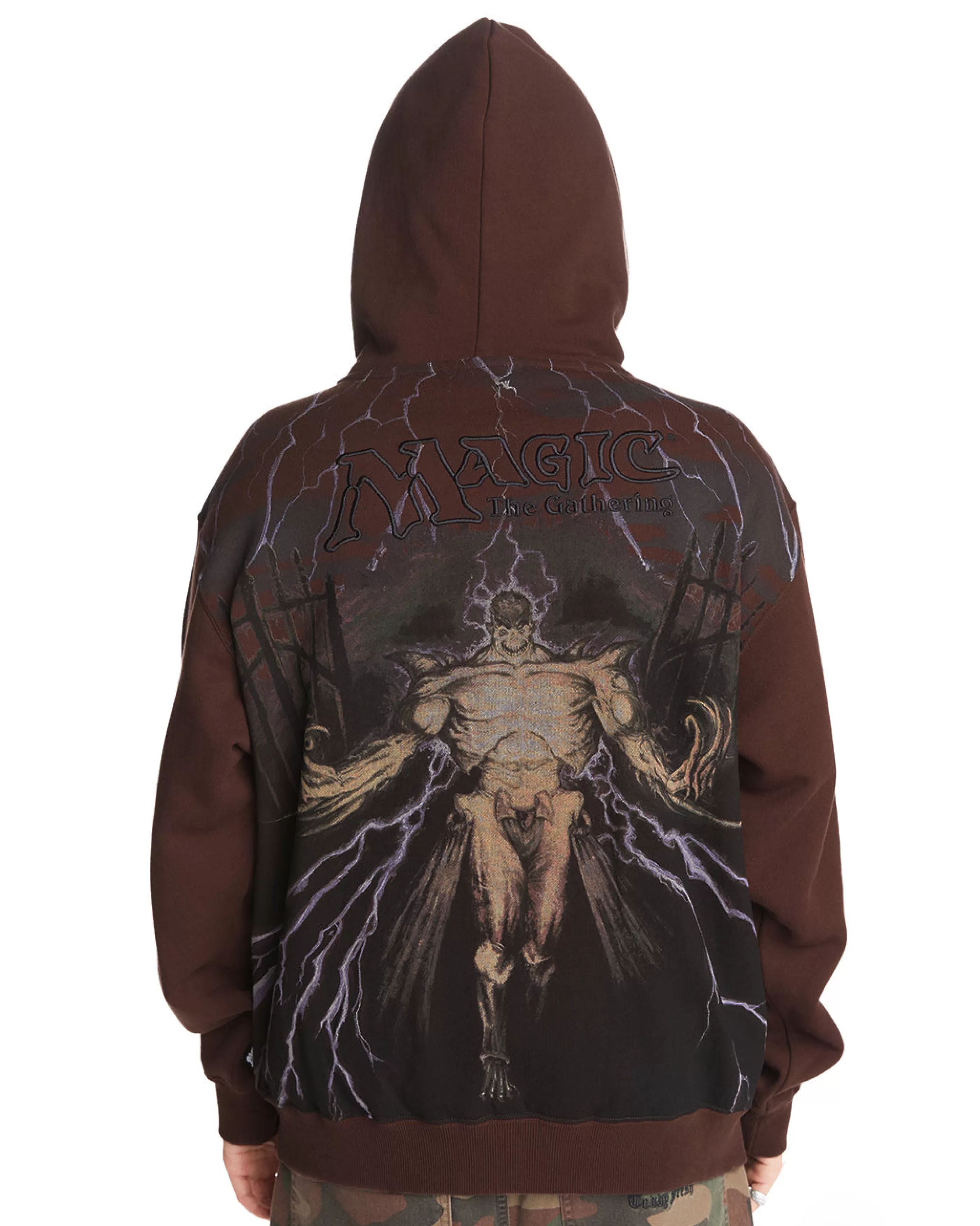 Teddy Fresh TF X Magic: The Gathering Soulless One Hoodie Brown Best