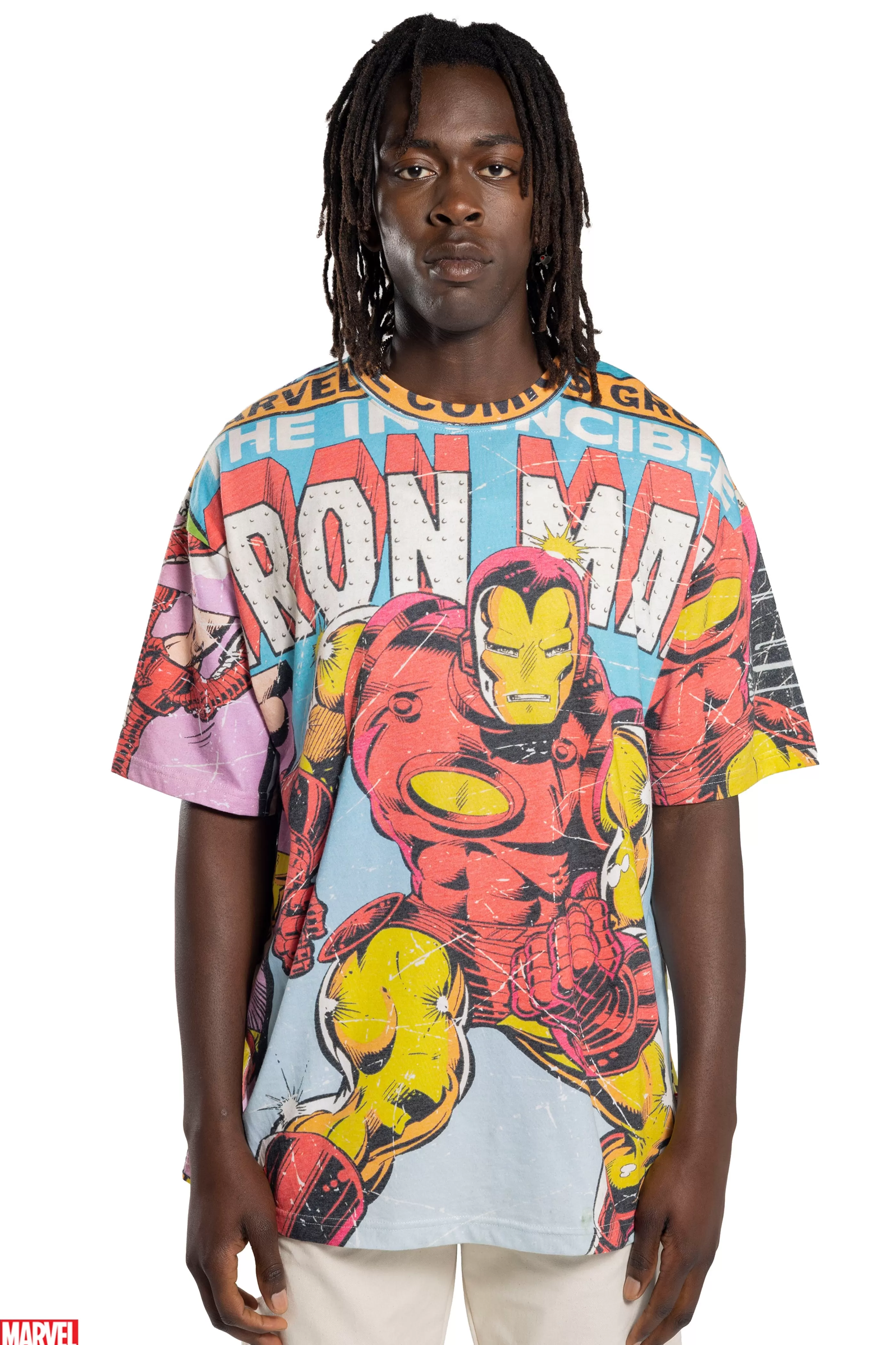 Teddy Fresh TF X Marvel Iron Man Comic Tee Multi Outlet