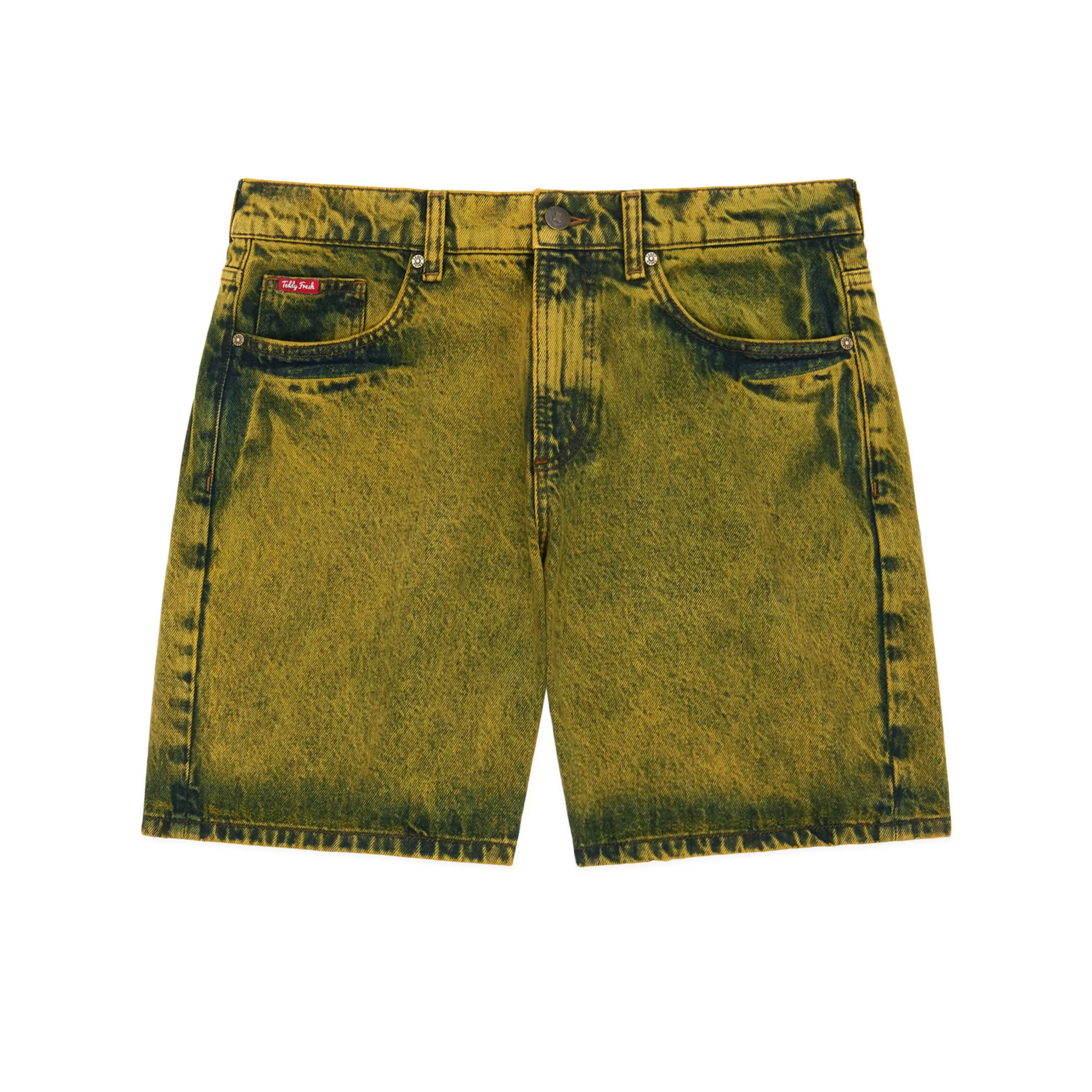 Teddy Fresh Washed Denim Dad Shorts Hot