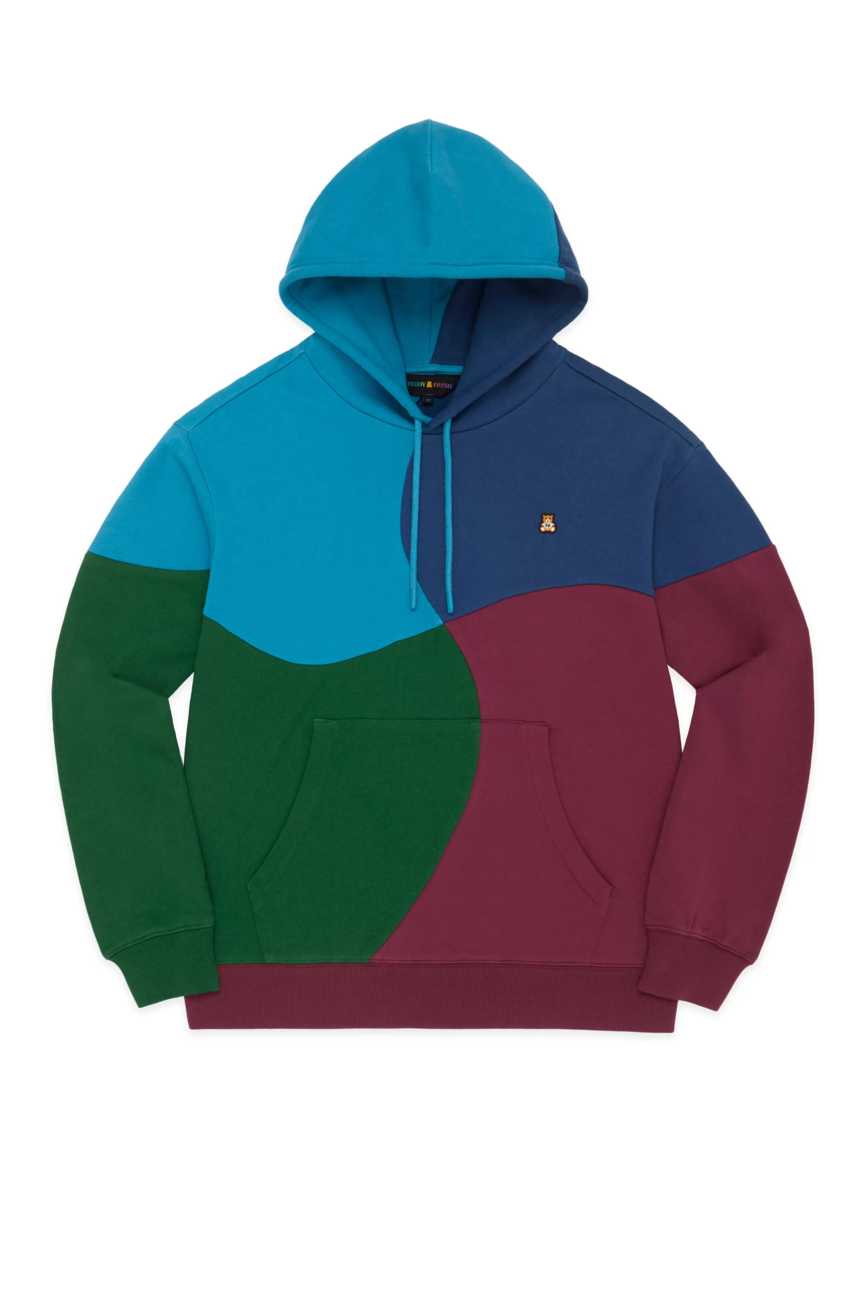 Teddy Fresh Wave Patchwork Hoodie Multi Clearance