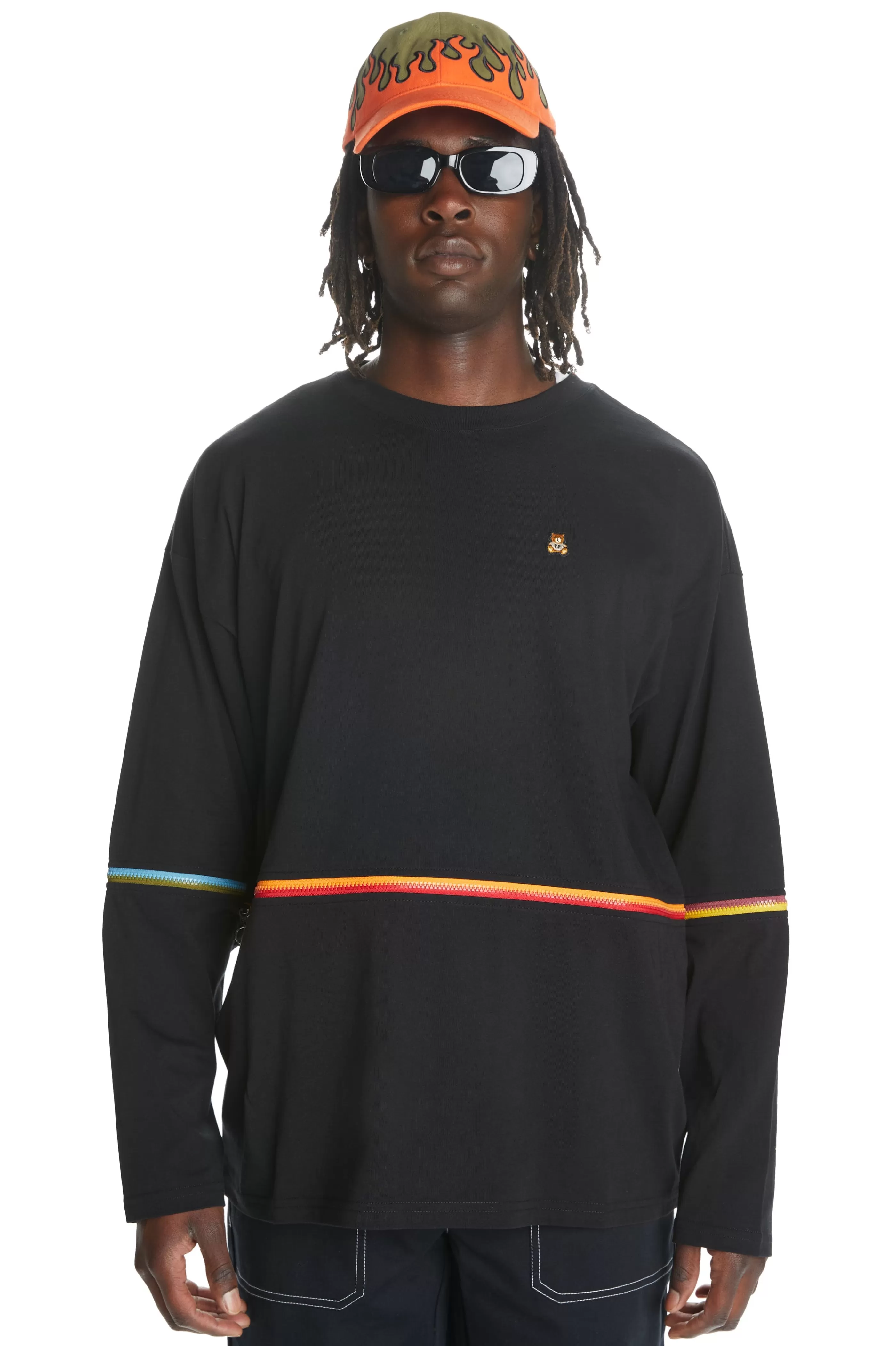 Teddy Fresh Zip Off Tee Black Shop