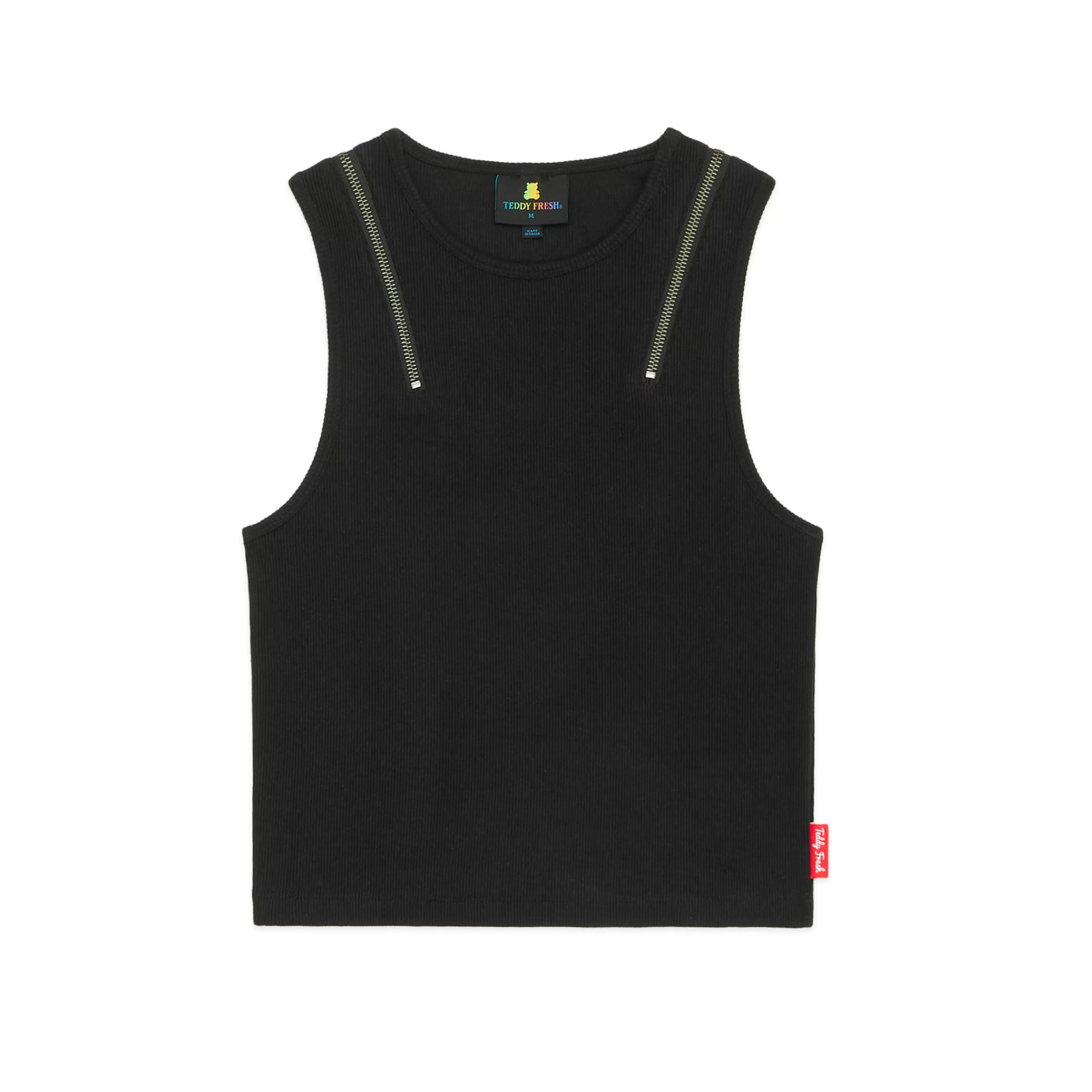 Teddy Fresh Zip Straps Tank Top Best